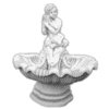 Decoratieve fontein met cherubijn enkel