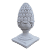 Decoratieve dennenappel finial
