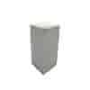 Betonpoer 22x22 en 50 cm hoog grijs M10