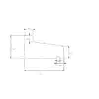 Raamdorpel beton 17x6/4 cm