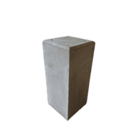 Betonpoer 22x22 en 50 cm hoog antraciet M10