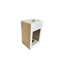 Betonpoer 25x31 en 50 cm hoog grijs M10