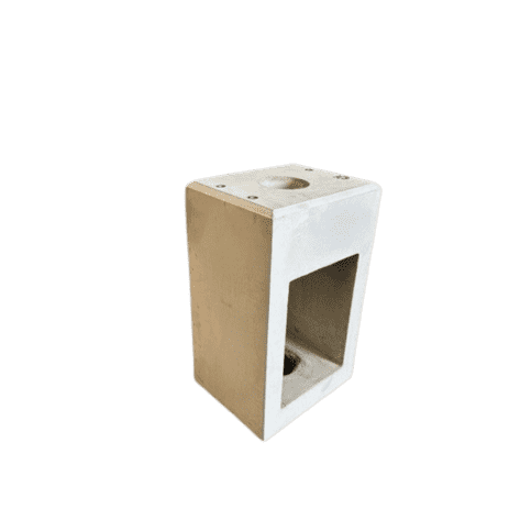 Betonpoer 25x31 en 50 cm hoog grijs M10