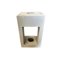 Betonpoer 25x31 en 50 cm hoog grijs M10