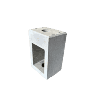 Betonpoer 25x31 en 50 cm hoog grijs M10
