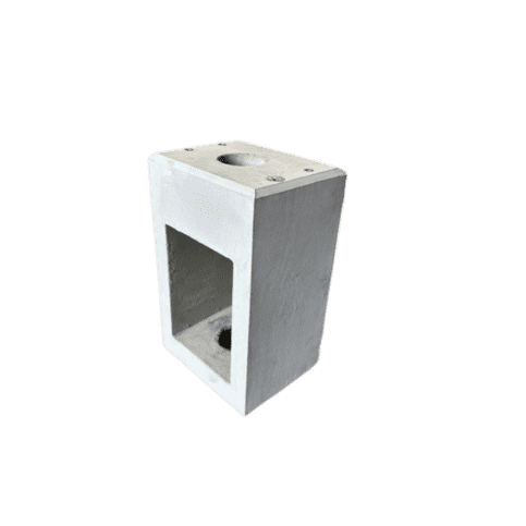 Betonpoer 25x31 en 50 cm hoog grijs M10