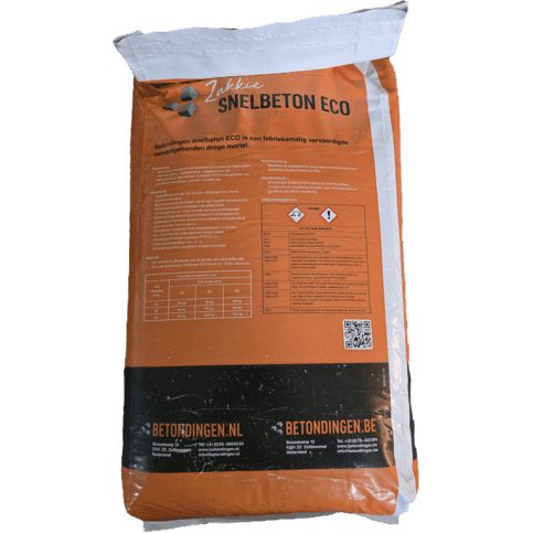 Snelbeton Eco Betondingen plastic zak
