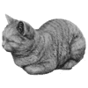 Poes loer groot H18 cm