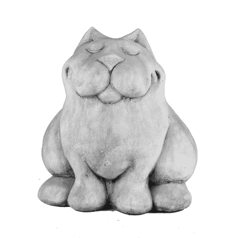 Abstract kat zittend H29 cm
