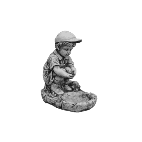 Jongen bij vijver H35 cm