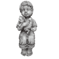 Jongen zittend  H38 cm