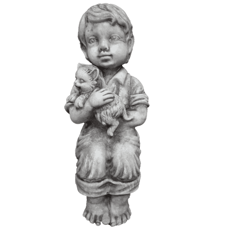 Jongen zittend  H38 cm