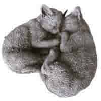 Slapende katten H14 cm