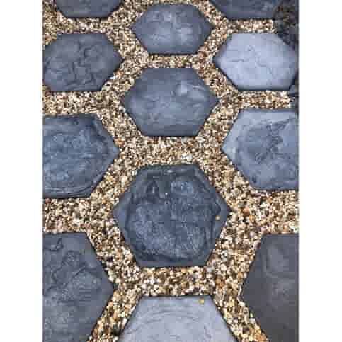 Betonnen staptegel zeshoek hexagon