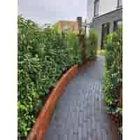 L element 40 cm hoog en 50 cm breed roestbruin