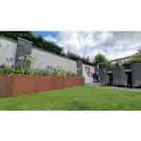 L element 50 cm hoog en 50 cm breed roestbruin