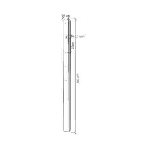 Betonnen Weidepaal 200 cm