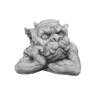 Gargoyle denker links H19 cm