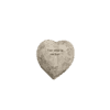Hart met tekst 17x15 cm