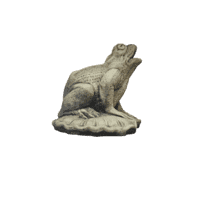 Kikker zittend 35 cm