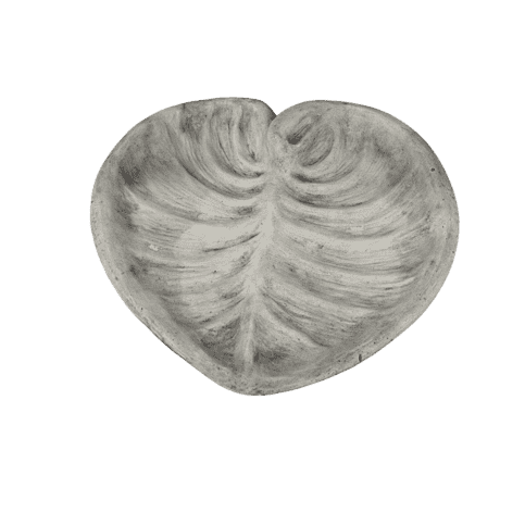 Drinkschaal blad plat 35x39 cm