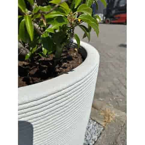 Betonnen 3D print bloembak vierkant 100x100xH100 cm