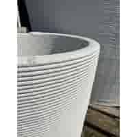 Betonnen 3D print bloembak ovaal 237x60xH50 cm