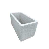 Betonnen 3D print bloembak rechthoek 100x50xH50 cm