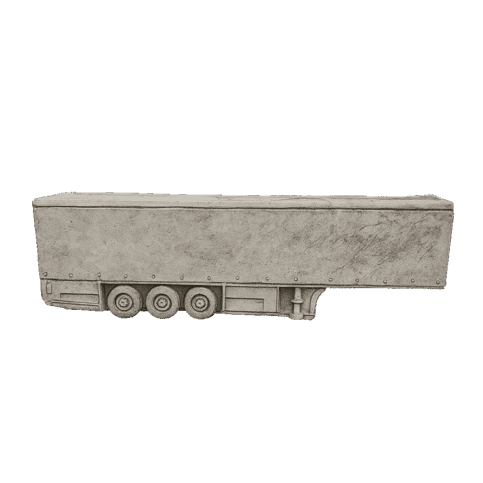 Plantenbak trailer H29 cm