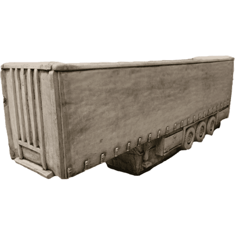 Plantenbak trailer H29 cm