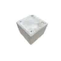 Betonpoer 35x35 en 30 cm hoog grijs M16