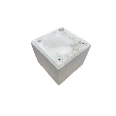 Betonpoer 35x35 en 30 cm hoog grijs M16