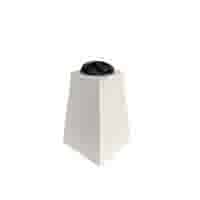 Betonpoer 16x16 en 32 cm hoog grijs incl. motorslot