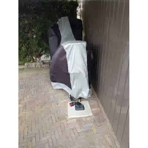 Betonpoer 30x30 en 30 cm hoog incl. motorslot