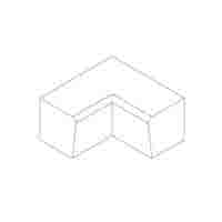 Betonnen Parkband binnenbocht 100x100 cm