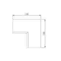 Betonnen Parkband binnenbocht 100x100 cm