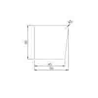 Betonnen Parkband binnenbocht 100x100 cm