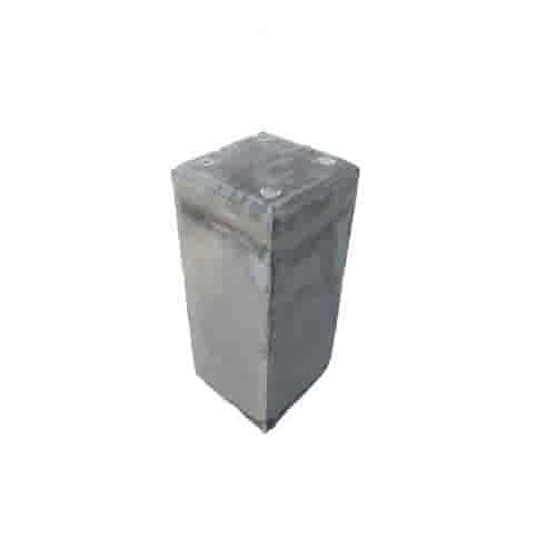 Betonpoer 25x25 en 60 cm hoog antraciet M10