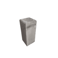 Betonpoer 25x25 en 60 cm hoog antraciet M10