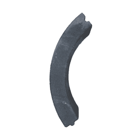 Betonband bochtbanden antraciet 10x20x78,5 cm R=0,5k antraciet 10x20x78,5 cm R=0,5 tot 15