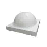 Parkeerbol klein op voet wit Ø35 cm