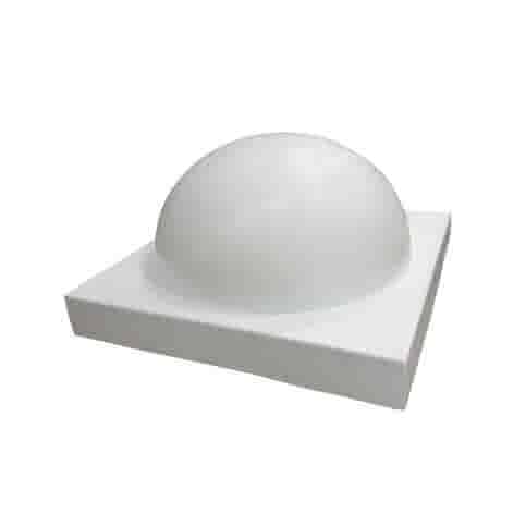 Parkeerbol klein op voet wit Ø35 cm