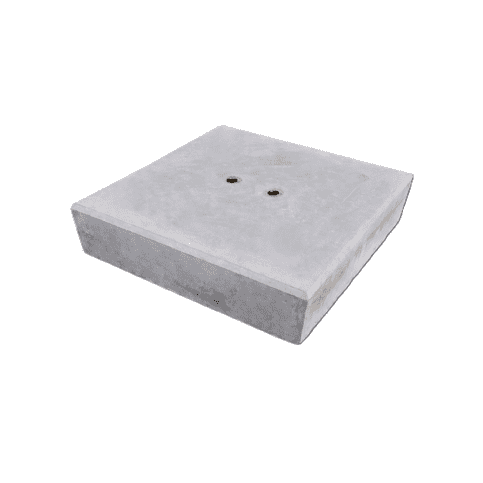 Funderingsblokken 60x60 en 15 cm hoog  2x M16