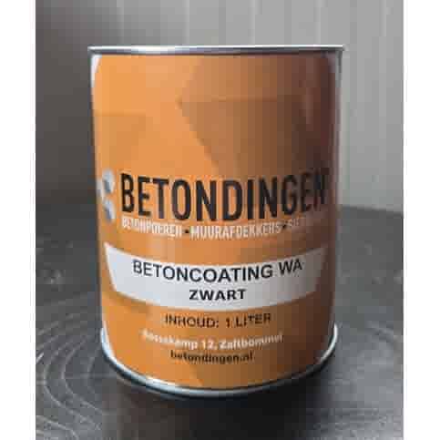 Betoncoating zwart 1 Liter