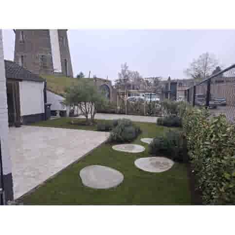 Organische tegel antraciet 80x100 cm