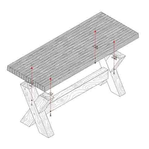 Stonewood tafel 100 cm