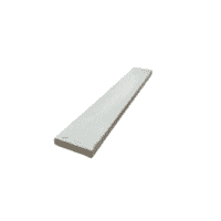 Muurafdekker vlak 15x100x3 cm grijs