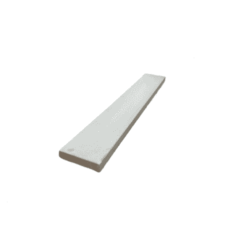 Muurafdekker vlak 15x100x3 cm grijs