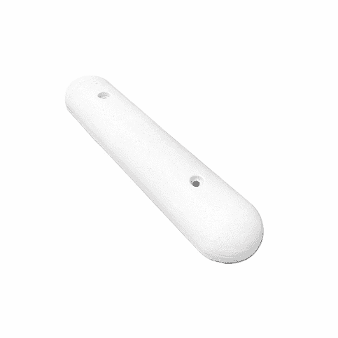 Varkensrug beton ROND wit met montage gaten