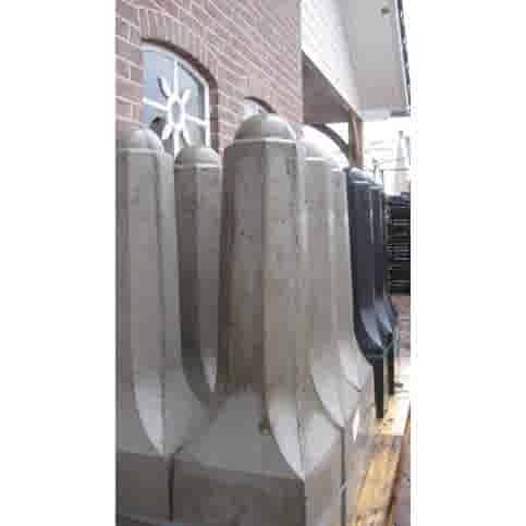 Amsterdammertje type 1 grijs 105 cm